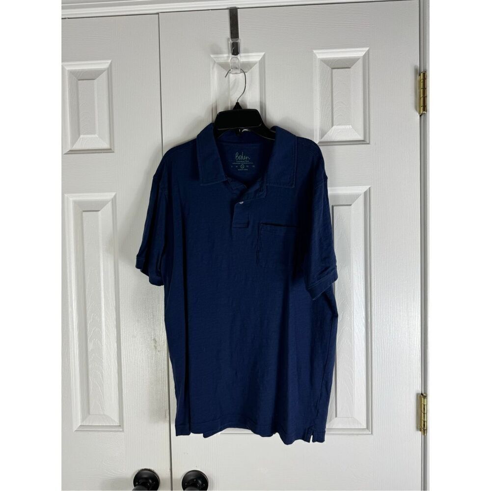 Boden Mens Navy Polo Shirt Size L